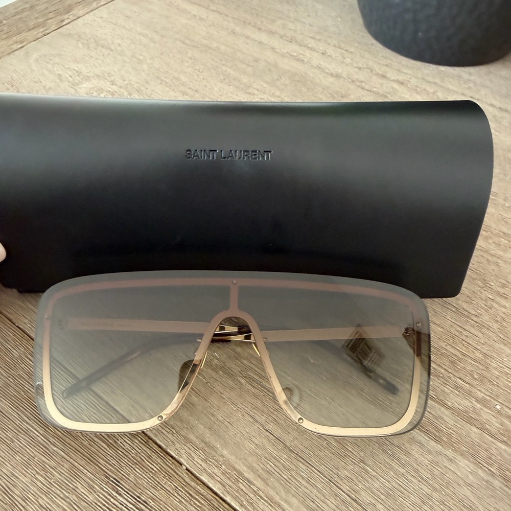Saint Laurent Women's Gold Frame Sunglasses